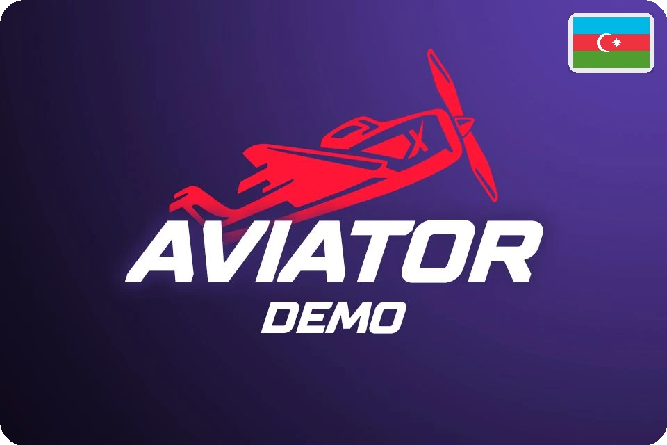Aviator demo formatını göstərən vizual loqo